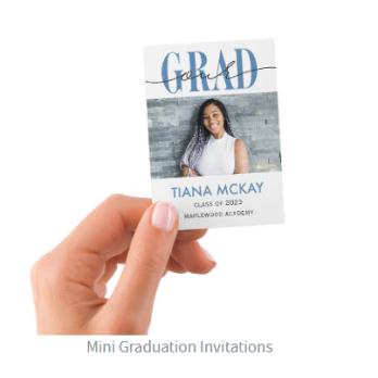 Mini Graduation Inviitations